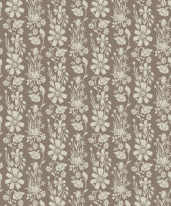 In The Bloom Collection - Wallpaper Republic - Corsage Wallpaper - Colorway: Corsage Biscuit - Swatch