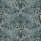 Sunset Lilies Wallpaper - House of Heras - Gardens of Andalucia - Lookbook - Colorway: Mineral - Swatch