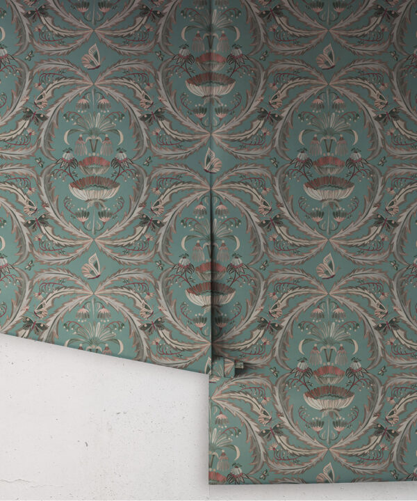 Magical Mariposa Wallpaper - Colorway: Ocean - Rolls