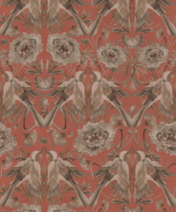 Paloma Wallpaper - Colorway: Clay - Swatch