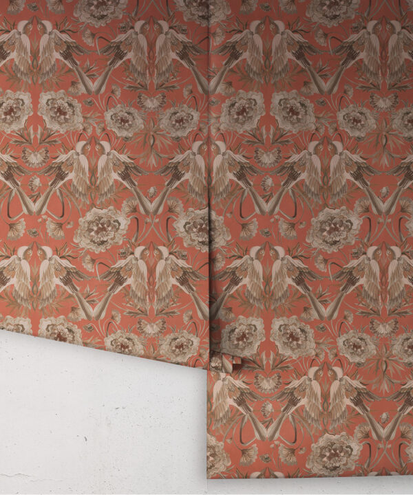 Paloma Wallpaper - Colorway: Clay - Rolls