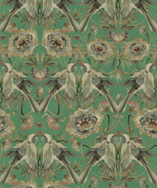 Paloma Wallpaper - Colorway: Spring Green - Swatch