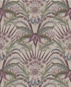 Morning Flowers Wallpaper - Colorway: Lavender - Swatch