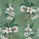 Hibiscus at Double Bay Wallpaper - Bethany Linz - My Sydney Collection - Colourway: Green - Swatch