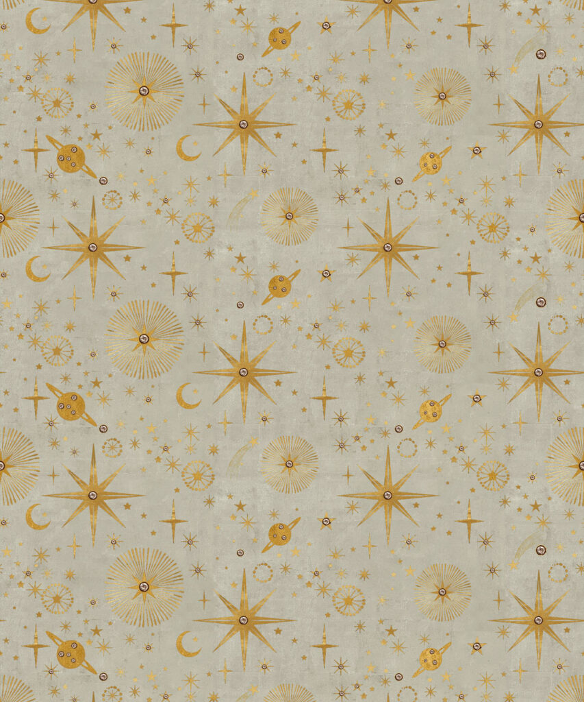 The Milky Way Wallpaper - Bethany Linz - My Sydney Collection - Colourway: Beige - Swatch