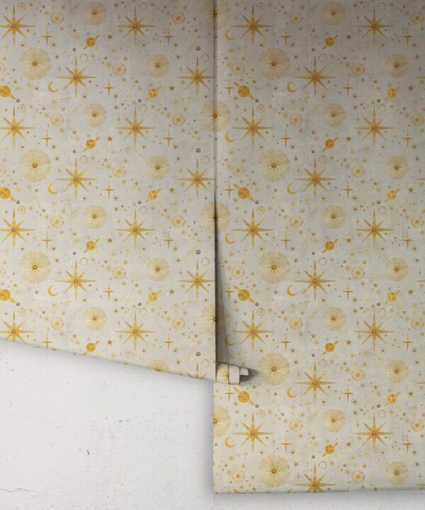 The Milky Way Wallpaper - Bethany Linz - My Sydney Collection - Colourway: Beige - Rolls