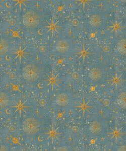 The Milky Way Wallpaper - Bethany Linz - My Sydney Collection - Colourway: French Blue - Swatch
