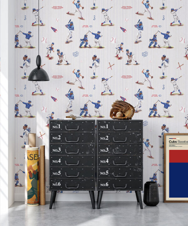 Baseball Wallpaper • Bears • Bedroom