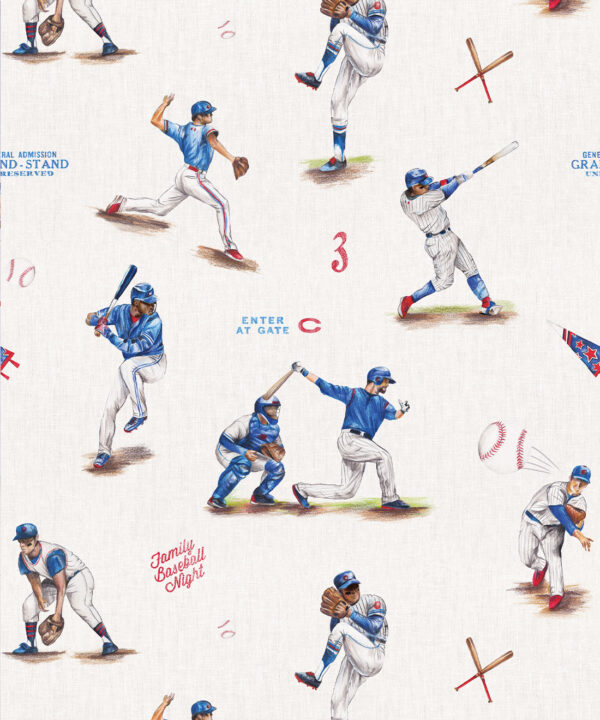 Baseball Wallpaper • Strangers • Swatch