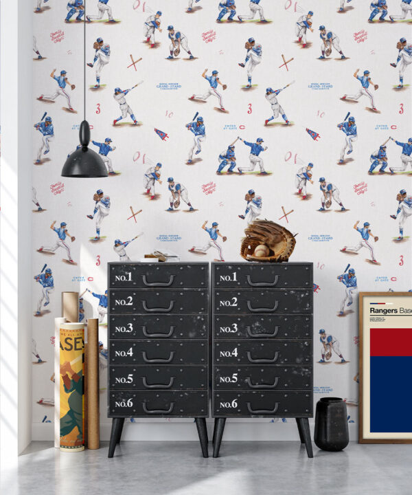 Baseball Wallpaper • Strangers • Bedroom