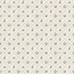 Floret Wallpaper - Palace Grove Collection - M&K Studio - Swatch - Colorway: Linen