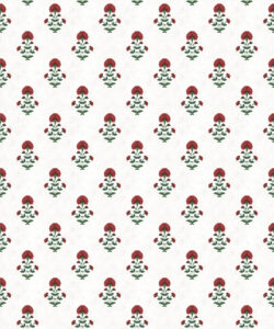Marigold Wallpaper - Palace Grove Collection - M&K Studio - Swatch - Colorway: Ruby