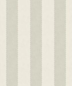Scallop Stripe Wallpaper - Palace Grove Collection - M&K Studio - Swatch - Colorway: Linen