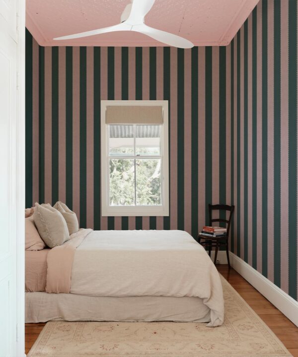 Scallop Stripe Wallpaper - Image 2