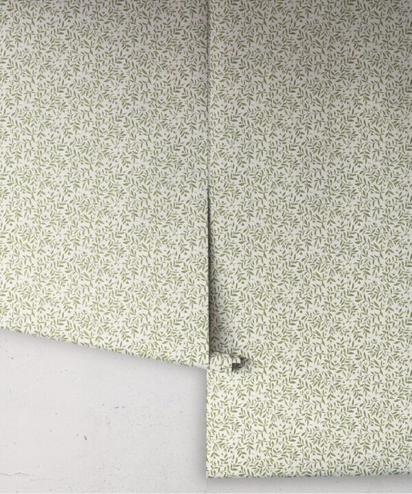 Wild Violet Wallpaper - Palace Grove Collection - M&K Studio - Roll - Colorway: Linen