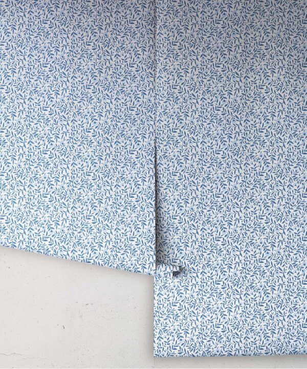 Wild Violet Wallpaper - Palace Grove Collection - M&K Studio - Roll - Colorway: Sapphire