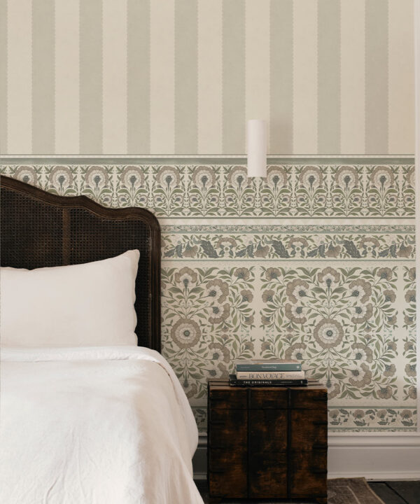 Pietra Mural - Palace Grove Collection - M&K Studio - Insitu - Colorway: Linen