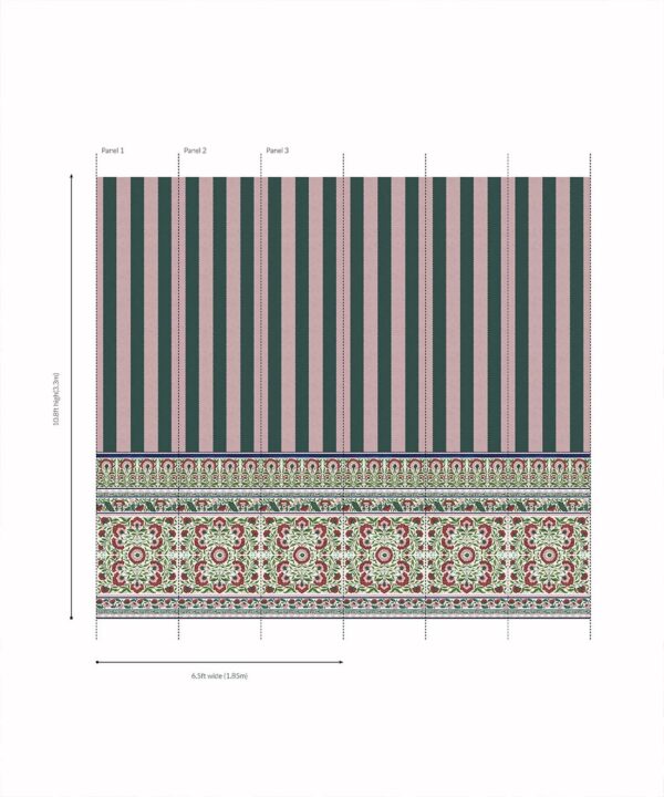 Pietra Mural - Palace Grove Collection - M&K Studio - Swatch - Colorway: Roll