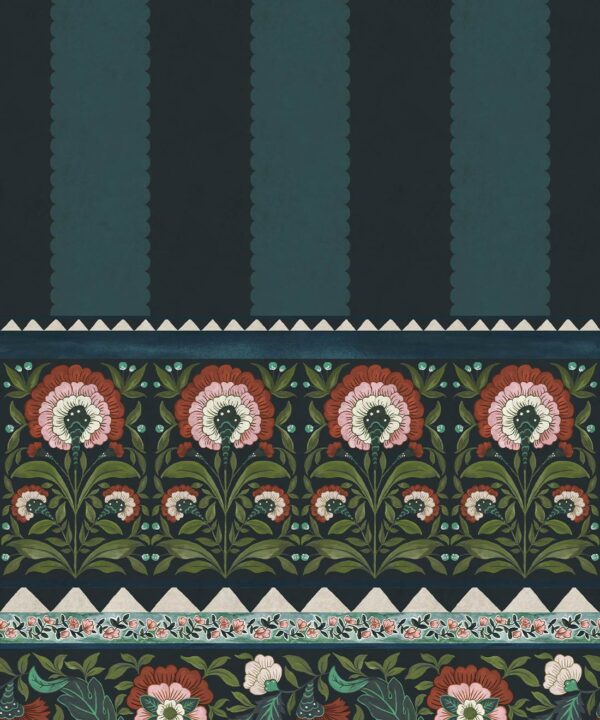 Pietra Mural - Palace Grove Collection - M&K Studio - Swatch - Colorway: Topaz