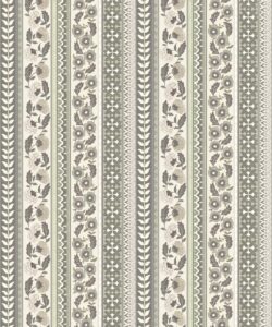 Ribbon Wallpaper - Palace Grove Collection - M&K Studio - Swatch - Colorway: Linen