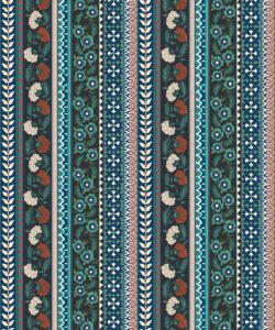 Ribbon Wallpaper - Palace Grove Collection - M&K Studio - Swatch - Colorway: Topaz