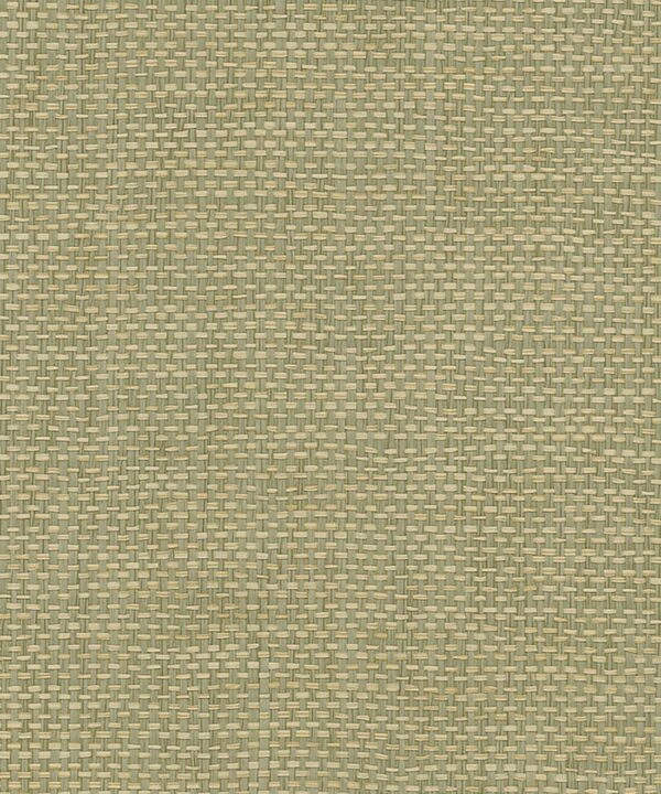 Olive Paperweave Wallpaper