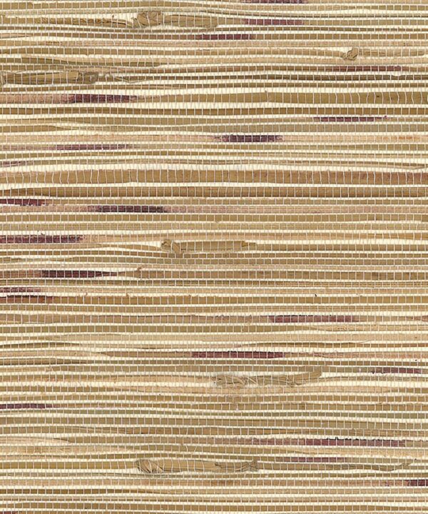 Earth Boodle Grasscloth Wallpaper - Image 3