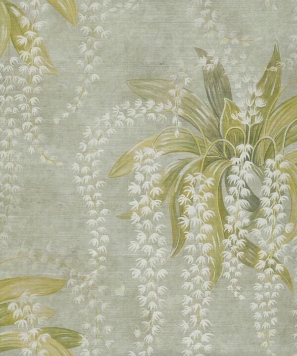 Orchid Grasscloth Wallpaper