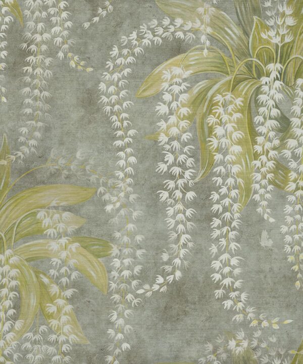 Orchid Grasscloth Wallpaper - Image 2