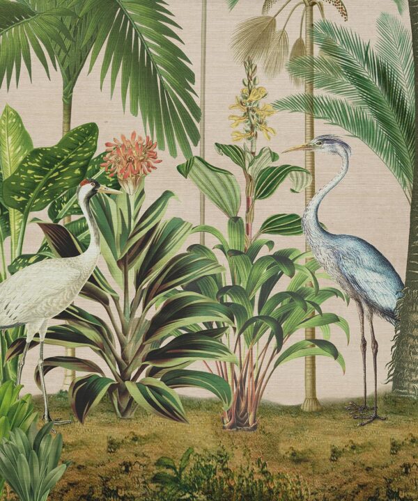 Indian Summer Grasscloth Mural - Image 3