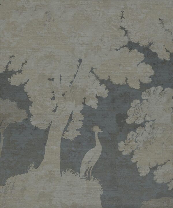 Tuscan Landscape Grasscloth Mural