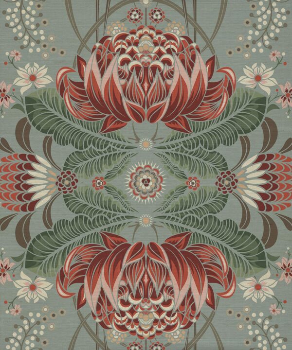 Bush Beauty Grasscloth Wallpaper - Image 5