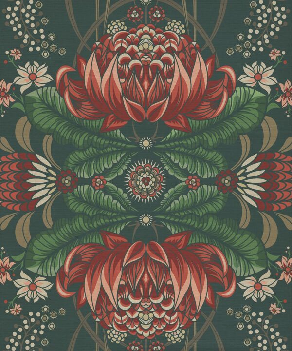 Bush Beauty Grasscloth Wallpaper - Image 6