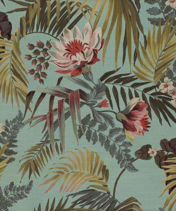 Majestic Palm Grasscloth Wallpaper