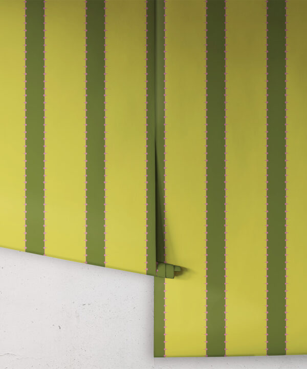 Pati Wallpaper | Colourway: Citron | Anything But Basic Collection | Gray Benko x Milton&King | Roll