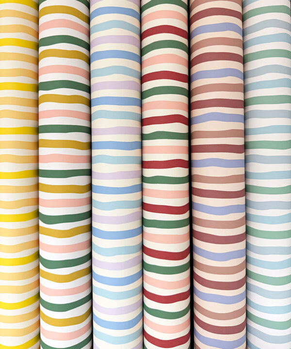 Can’t Keep It Straight Wallpaper | Anything But Basic Collection | Gray Benko x Milton&King | Roll