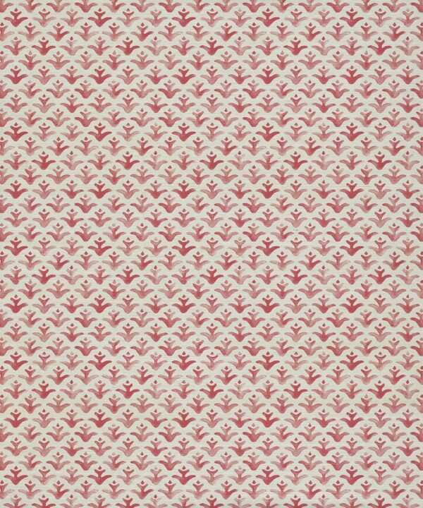 Astor Grasscloth Wallpaper - Colourway: Peony - Pattern Play Collection