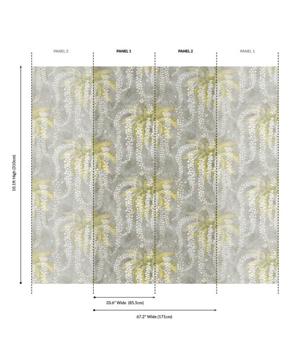 Orchid Grasscloth Wallpaper - Image 6