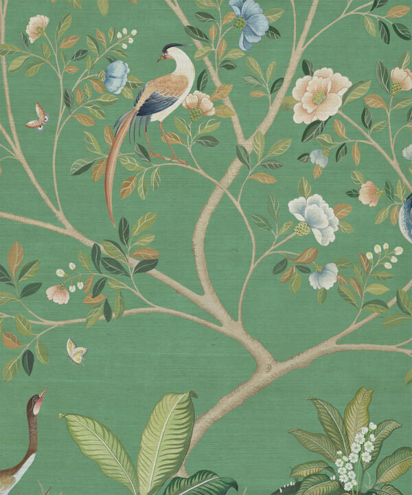 Spring Landscape Grasscloth Mural - Image 7
