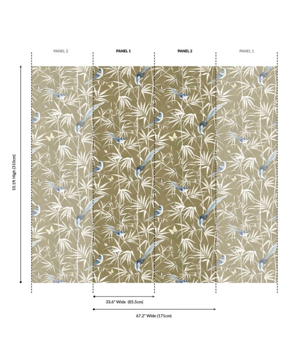 Bamboo Grasscloth Wallpaper - Image 8