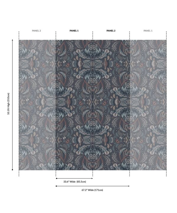Bush Beauty Grasscloth Wallpaper - Image 4