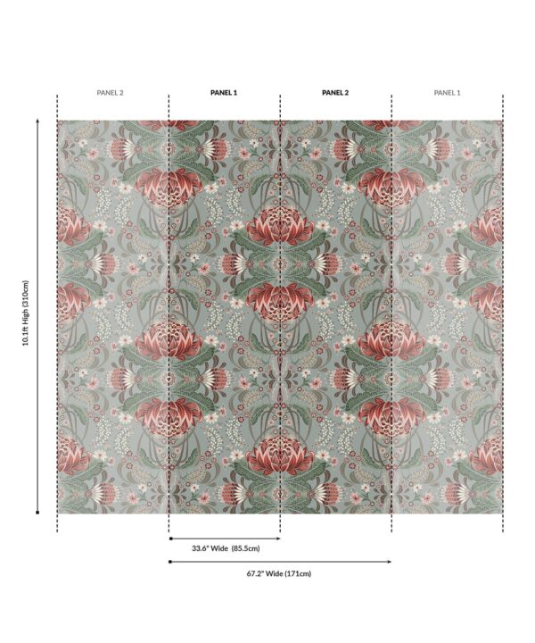Bush Beauty Grasscloth Wallpaper - Image 10