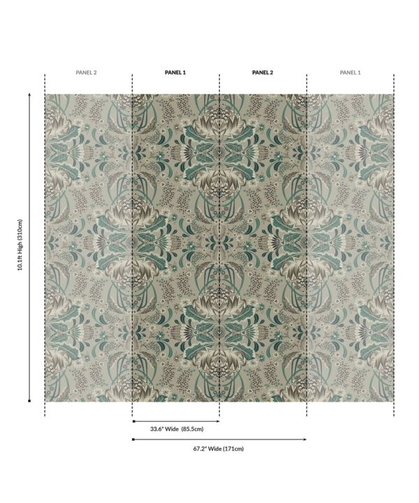 Bush Beauty Grasscloth Wallpaper - Image 8
