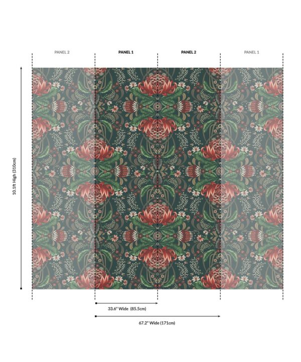 Bush Beauty Grasscloth Wallpaper - Image 12