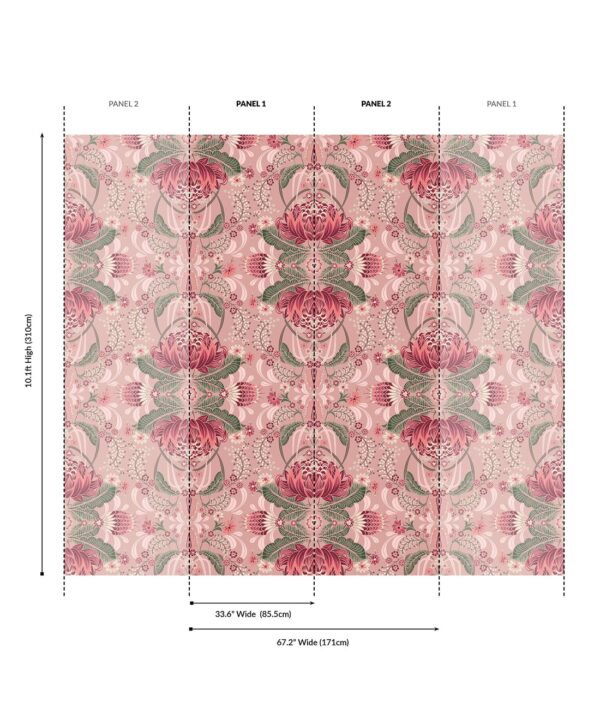 Bush Beauty Grasscloth Wallpaper - Image 2