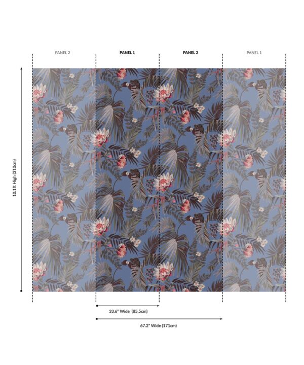 Majestic Palm Grasscloth Wallpaper - Image 7