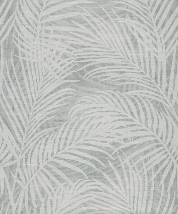 Laguna Palms Grasscloth Wallpaper - Colourway: Gemma Blue - Pattern Play Collection