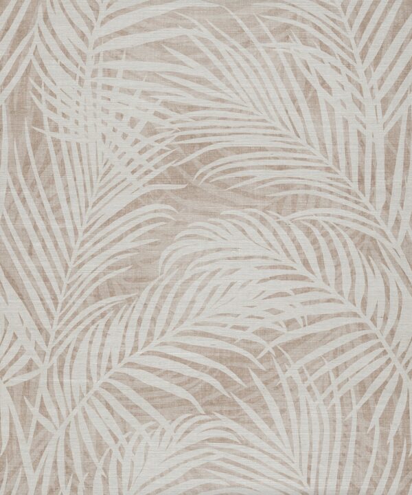 Laguna Palms Grasscloth Wallpaper - Colourway: Vintage Blush - Pattern Play Collection