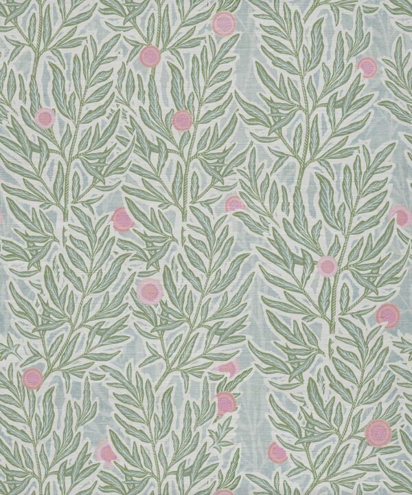 Linen Seagrass Grasscloth Wallpaper - Colourway: Forest Papaya - Pattern Play Collection
