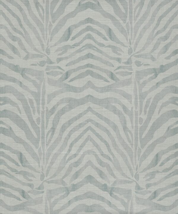 Zebra Grasscloth Wallpaper - Colourway: Desert Sage - Pattern Play Collection